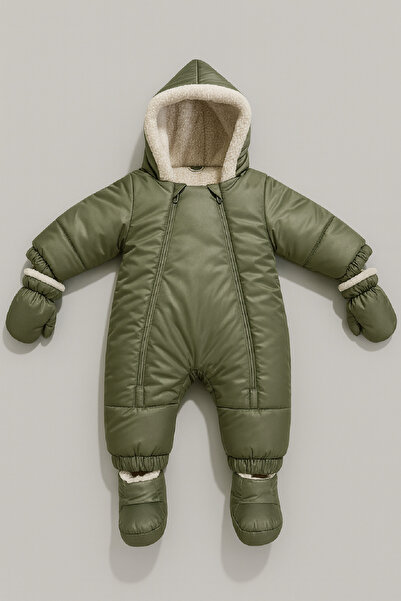 PODIUM GYM Özel Tasarım Sade- Astarı Kuzu Peluş ,Patikli/Eldivenli -20 Derce ...