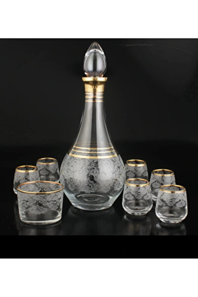 AbkaKristal 752-304 ZEMZEM TAKIMI EBTR HELENA ALTIN DEKOR 8 PARÇA 6 KİŞİLİK