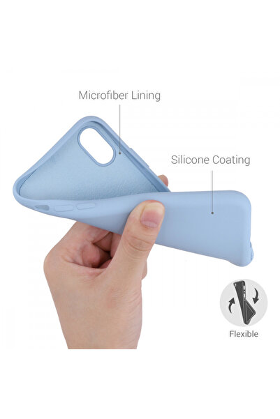 KWmobile Case for Apple iPhone X / iPhone XS, Silicone, Blue, 49982.58