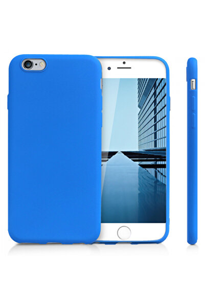 KWmobile Case for Apple iPhone 6 / iPhone 6s, Silicone, Blue, 43410.104