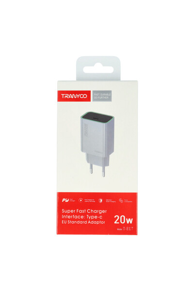 TRANYOO Fast Charge USB-C 20W network charger T-EU7