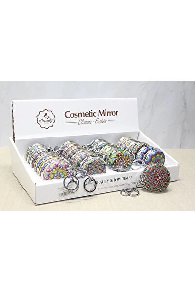 byhodi سلسلة مفاتيح مرآة اليد الحجرية Alk3771