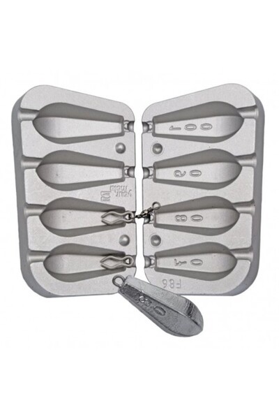 Your Mold Cod matriță de plumb 086 - 4 cavități, 70/80/90/100 g, duraluminiu