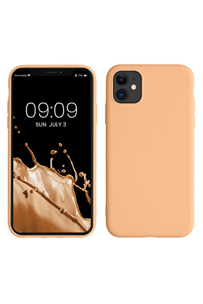 KWmobile Case for Apple iPhone 11, Silicone, Gray, 50791.138