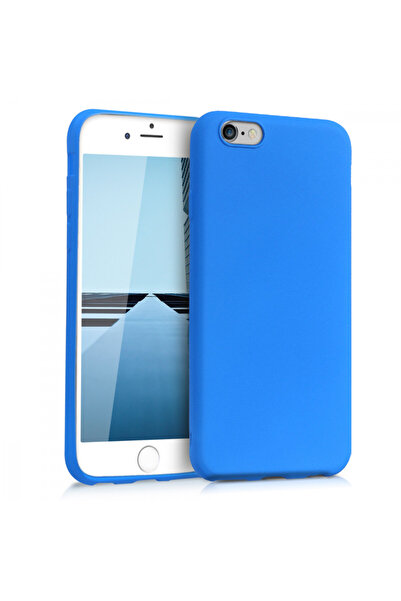 KWmobile Case for Apple iPhone 6 / iPhone 6s, Silicone, Blue, 43410.104