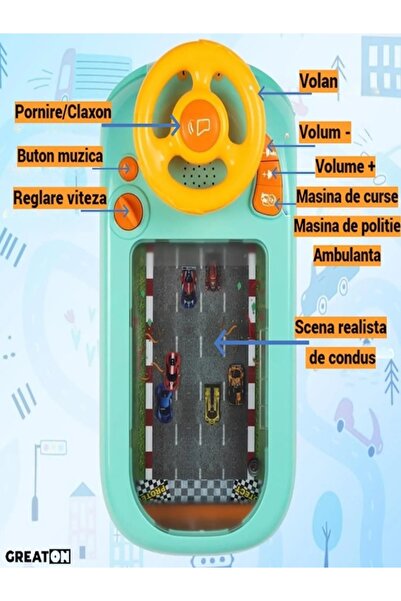 OEM GREATON Interactive Toy With Steering Wheel For Children