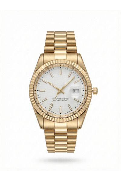 Leerybee Modern Hex Men's Watch with Calendar