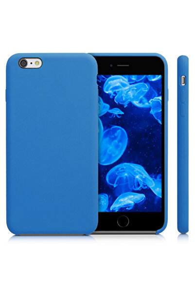 KWmobile Case for Apple iPhone 6 Plus / iPhone 6s Plus, Silicone, Blue, 40841.189