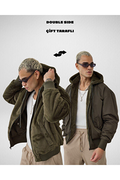 VEK Comfortable Fit Fleece Coat Double Sided