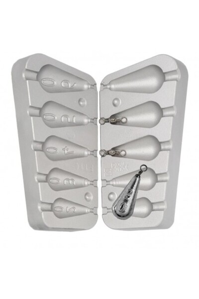 Your Mold Cod matriță de plumb 114 - 5 cavități (20/30/40/50/60 g)