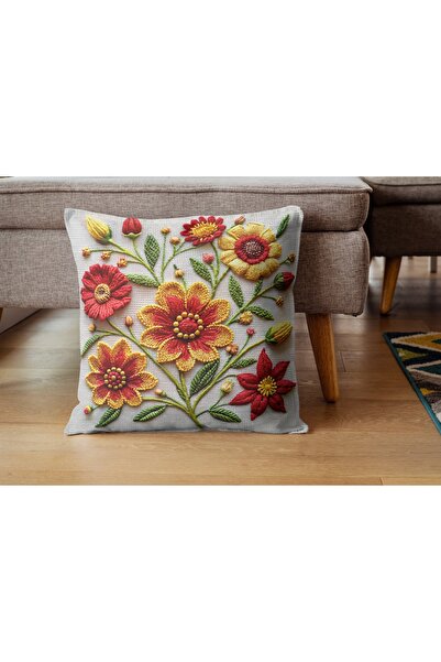 ALAMODECOR Modern Patterned Double-Sided Digital Printed Single Throw Pillow ...