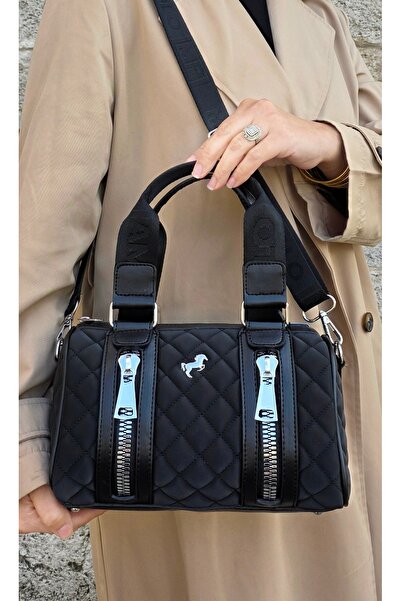 çantamgelsin Miami Polo Women's Cylinder Model Hand and Shoulder Bag