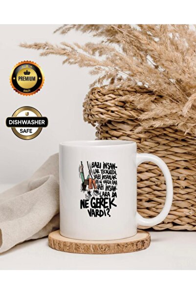 KUPA ISLAND Söz Yazılı Premium Baskılı Kupa Bardak