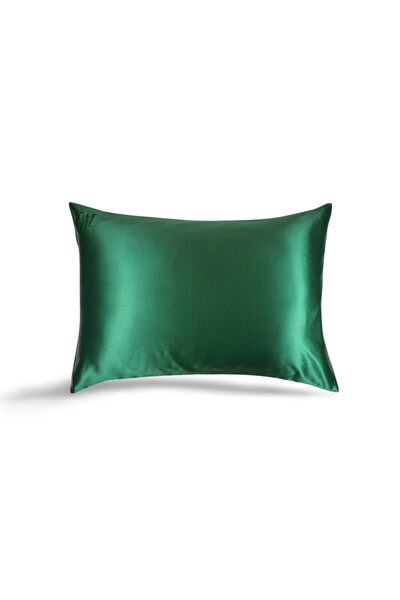 MATASIA Față de Pernă din Mătase Naturală Mulberry – Verde smarald, 50×70 cm | MATASIA®