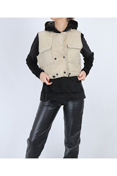 Cropp Vest, Beige