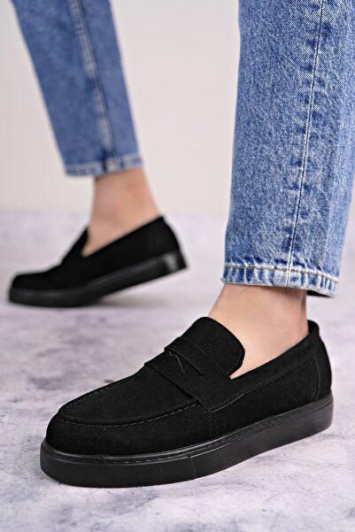 Mhoda Shoes حذاء SLW180 Estilo X بدون رباط من الجلد السويدي للرجال رياضي كاجو...