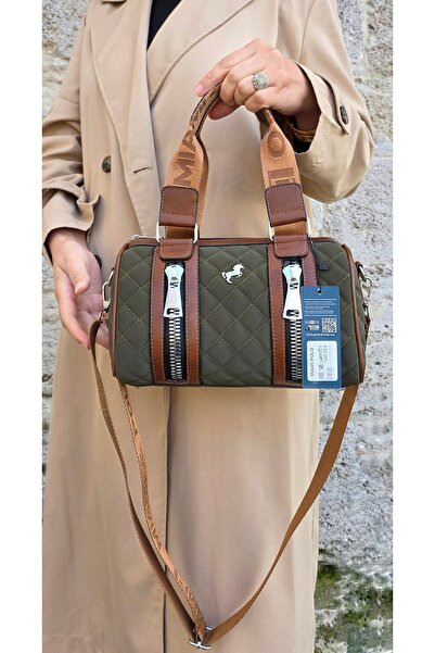 çantamgelsin Miami Polo Women's Cylinder Model Hand and Shoulder Bag