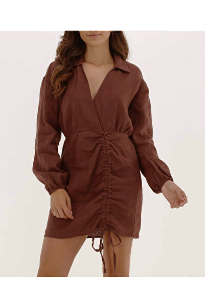 NA-KD Short dress, Brown