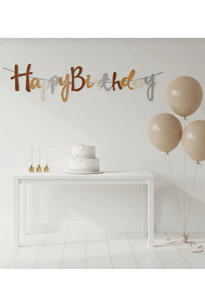 Partifabrik Retro Colors Happy Birthday Large Lettering