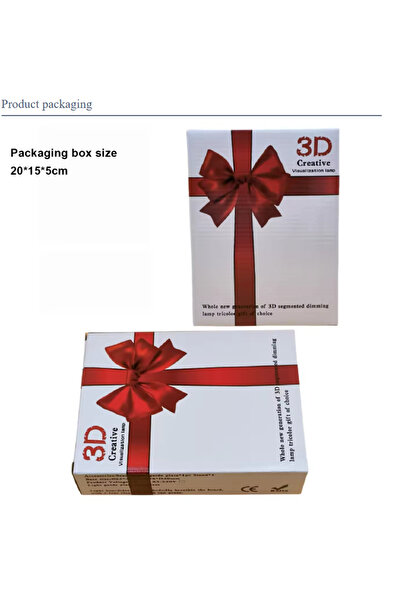 Generic Christmas Gifts 3D LED Table Top Decorative Night Light (Decorative Display -Tricolour) (Santa)