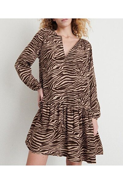 Reserved Short Dress, Brown