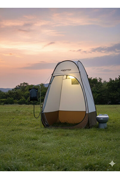 kamptek kamp teknolojisi Kamp Doğa Duş WC Kabin Çadırı Fonksiyonel Kullanım P...