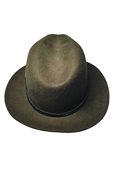 OEM Unisex wool hunting hat with cord and feather – rustic, durable, traditional