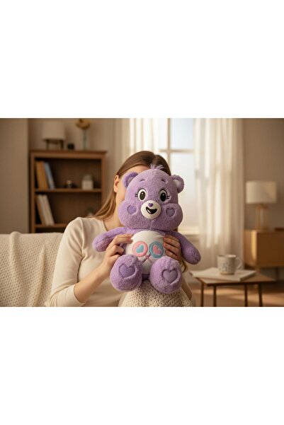 onestophube Care Bear PELUŞ ayıcık 65 Cm Yumuşacık Uyku Arkadaşı Fermuarlı