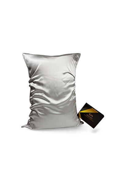 MATASIA Mulberry Silk Pillowcase 22 Momme – Grey Silver, 50×70 cm |