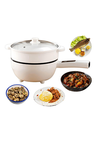 OferteTop MasterPot 2-in-1: Portable Electric Frying Pan And Pot For Cooking ...