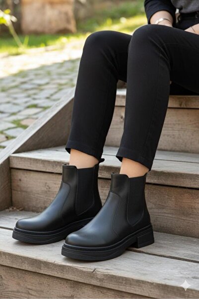 fort 813700 Ventes Γυναικείες μπότες με ζεστή επένδυση, ελαστική αντιολισθητική σόλα στις δύο πλευρές