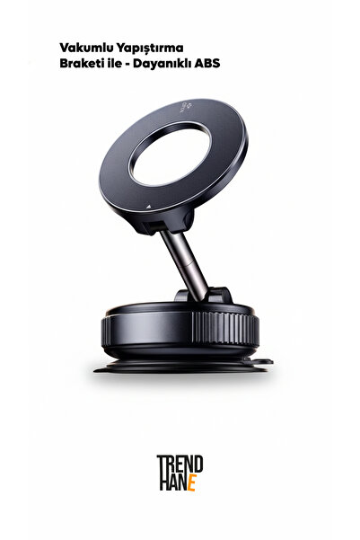 Trendhane Vakumlu Araç İçi Telefon Tutucu | Güçlü Yapıştırma Braketi – 360° A...