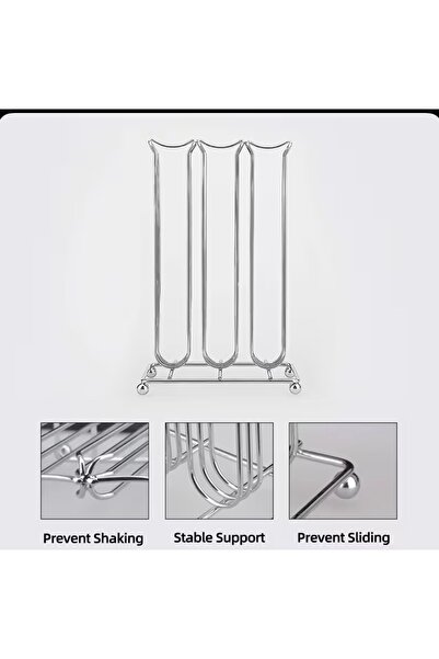 cc bin shihon Stainless steel coffee capsule stand, 36-capsule capacity, capsule holder