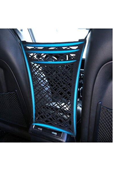 OEM Car organizer 2 compartments, front seat attachment, dimensions 24x31cm + cloth