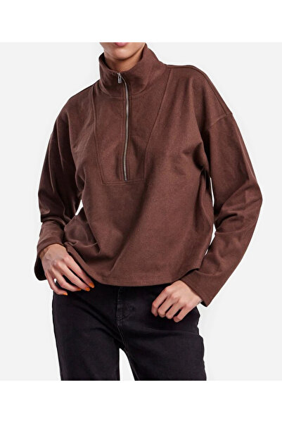 PIECES Blouse, Brown