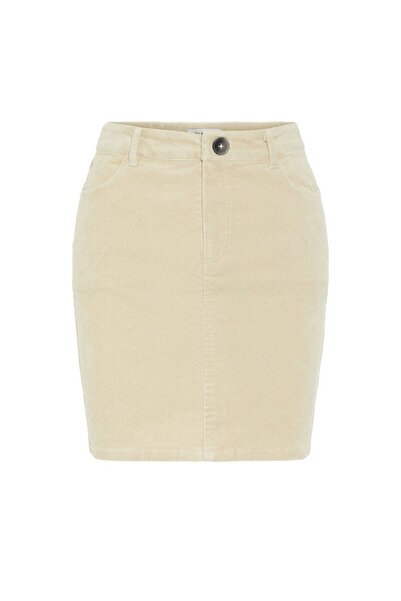 PIECES Skirt, Cream
