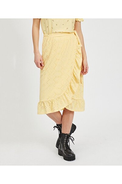 VILA Skirt, Yellow