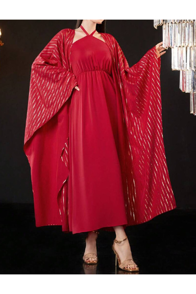 Evendi Long dress, Red