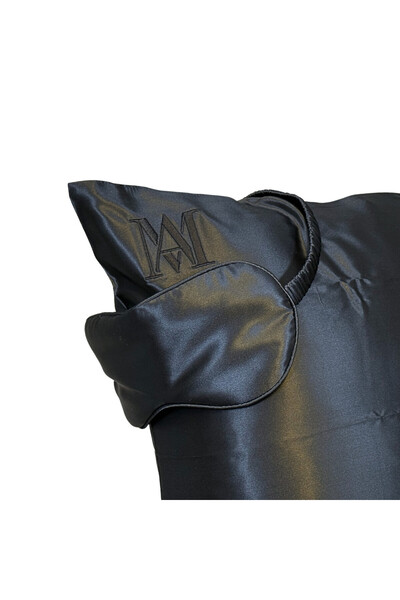 MATASIA Sleep Essential – Silk Set 22 Momme, Black | MATASIA®