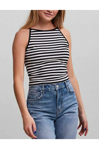 PIECES Top, White/Black