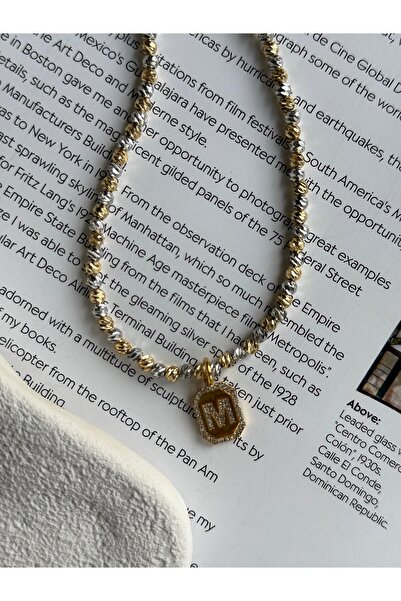 Rossetto Atelier M Harfli Mix Renkli Dorika Kolye