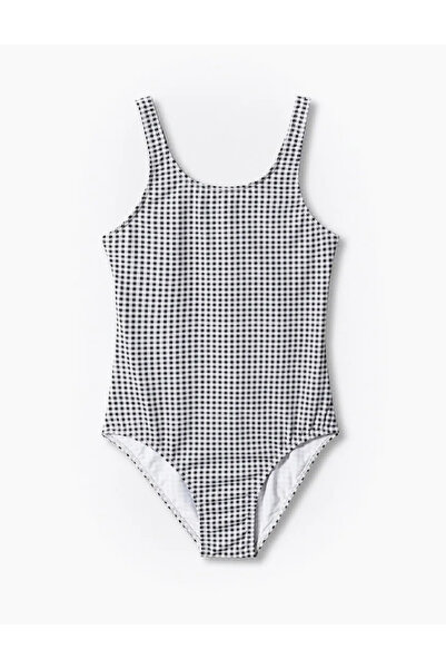 Evendi Swimsuit, Black/White