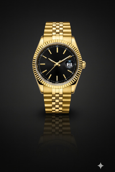 İ&A HOME Men's Steel Band Wristwatch – Premium Design, Quartz Movement