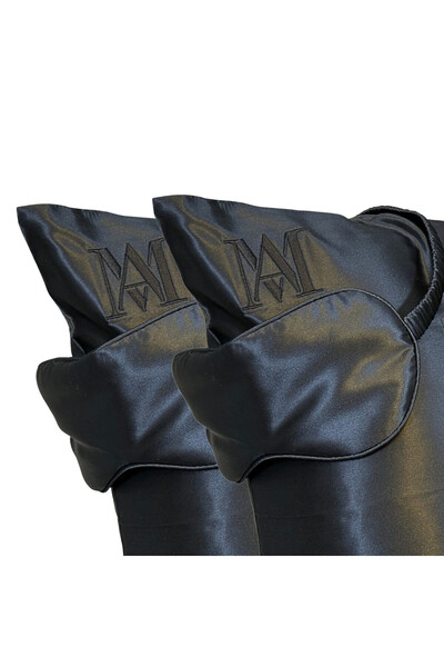 MATASIA Dream Duo – Silk Set 22 Momme, Black |