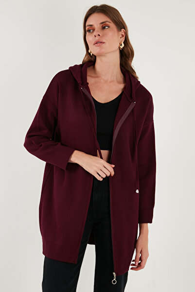 Lela Modest Regular Fit Hooded Hijab Knitwear Cardigan Cardigan 4616176