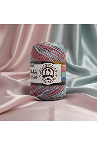 Ören Bayan Tanja Batik El Örgü İpliği | Atkı, Bere, Bebek Örgü İpi | 100gr | ...