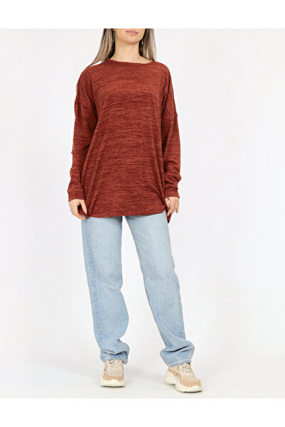 Evendi Oversize Blouse, Brick