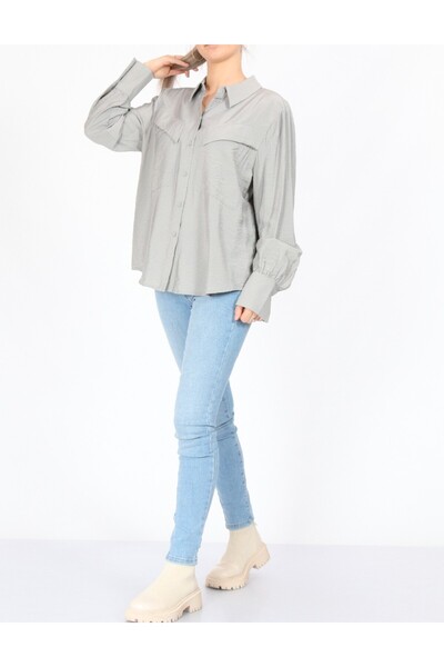 Vero Moda Shirt, Gray