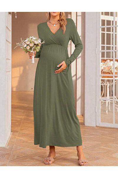 Evendi Long dress, Green
