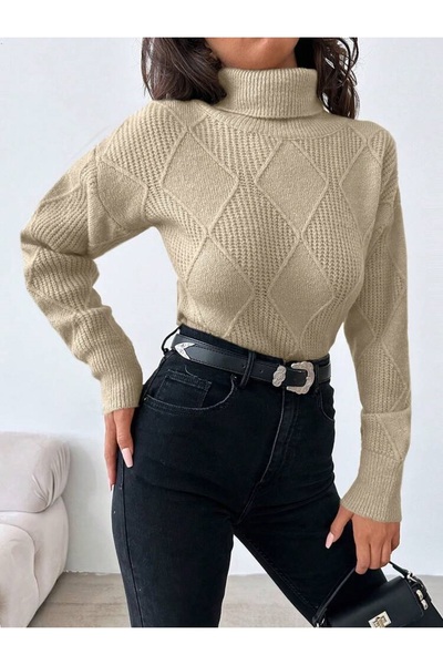 POİNE سترة نسائية عالية الجودة بنمط سالونيك بقلاوة للنساء